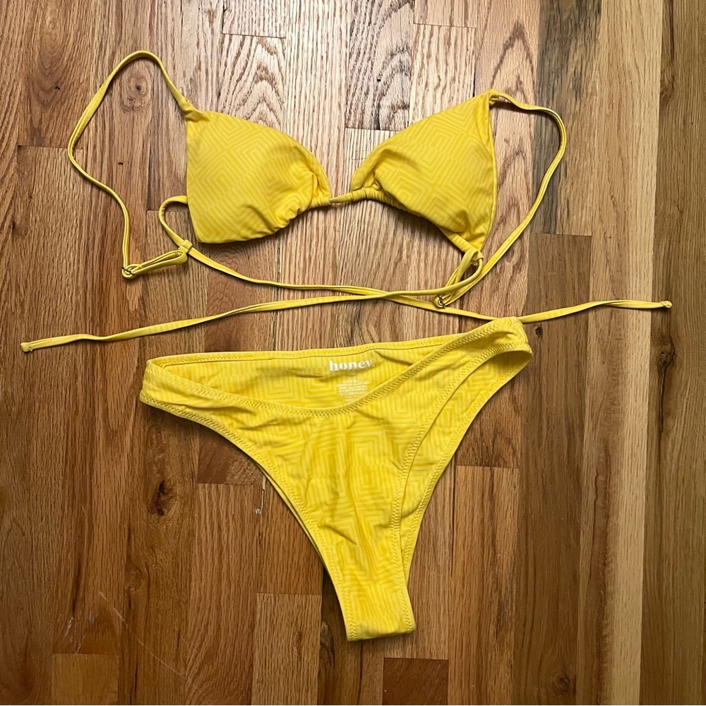 Honey Swim Yellow Bikini